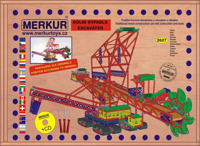 Merkur Maxi - Rypadlo, 2627 dílů