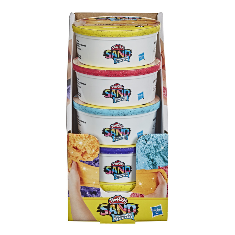 HASBRO Play-Doh Blýskavá natahovací modelína
