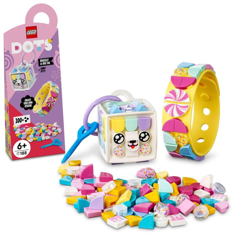 LEGO® DOTS 41944 Sladké koťátko – náramek & ozdoba na tašku