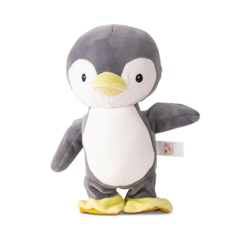 PUGS Interaktivní zvířátko - tučňák Snowy šedý