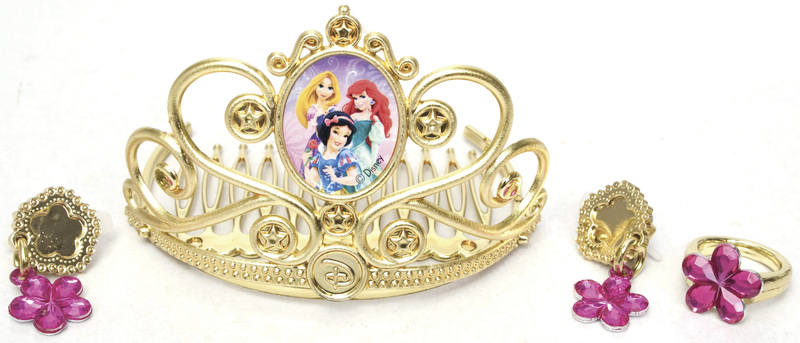 Disney princezny - Zlatá korunka a šperky pro princeznu
