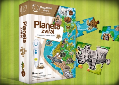 Albi Kouzelné čtení Puzzle Planeta zvířat