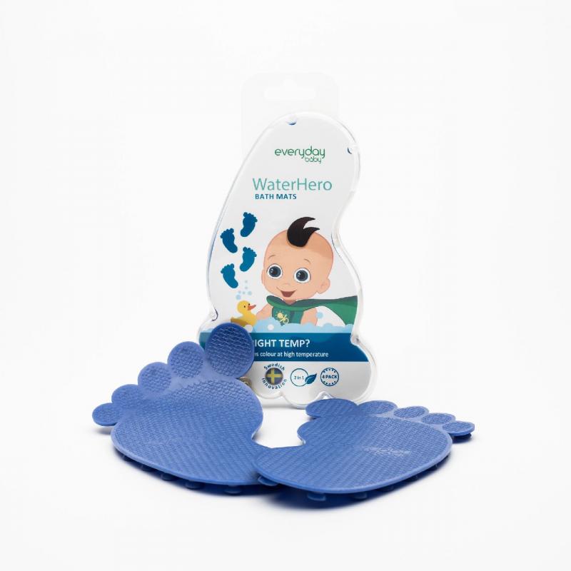 Fotografie Everyday Baby protiskluzová ťapky s teplotním senzorem 4 ks Blue