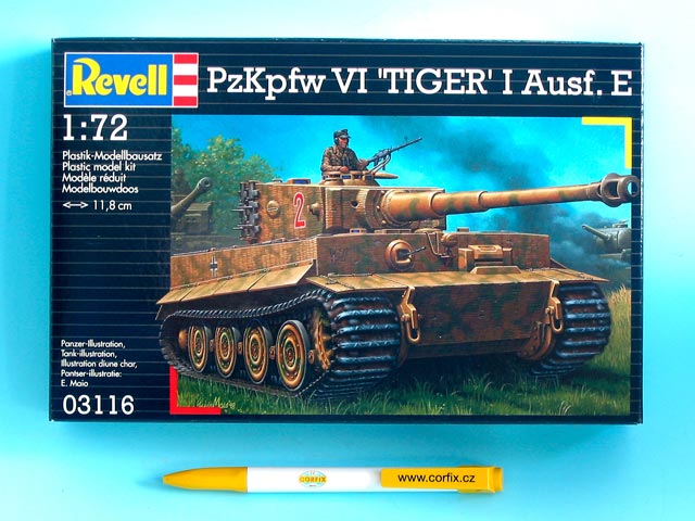 Corfix Revell Plastic ModelKit tank 03116 - PzKpfw IV 'Tiger' I Ausf.E (1:72)