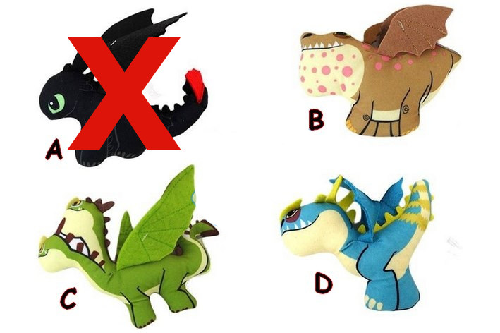 Jak vycvičit draka Plyšoví draci 10 cm