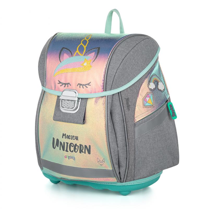 OXYBAG Školní batoh PREMIUM LIGHT - Unicorn iconic