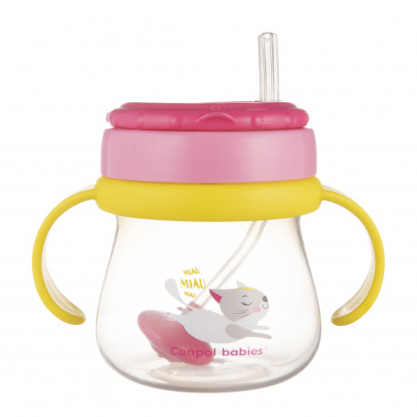 Canpol babies Hrníček sportovní se slámkou a závažím 250 ml