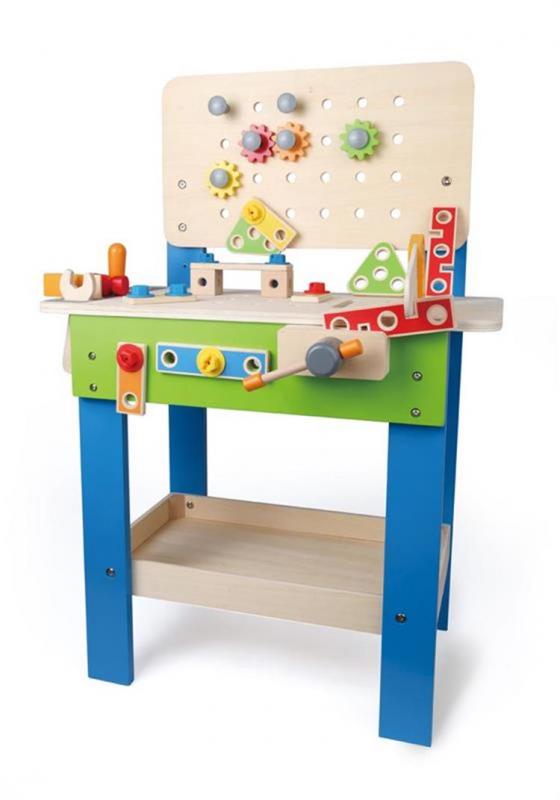 Hape Velký dřevěný ponk s nářadím