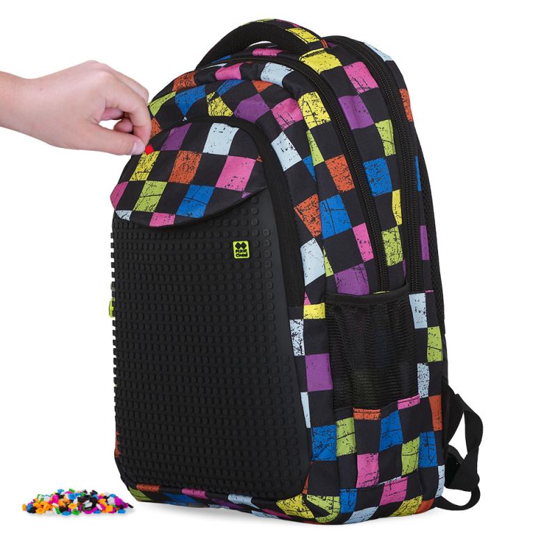 PIXIE CREW studentský batoh barevné kostky