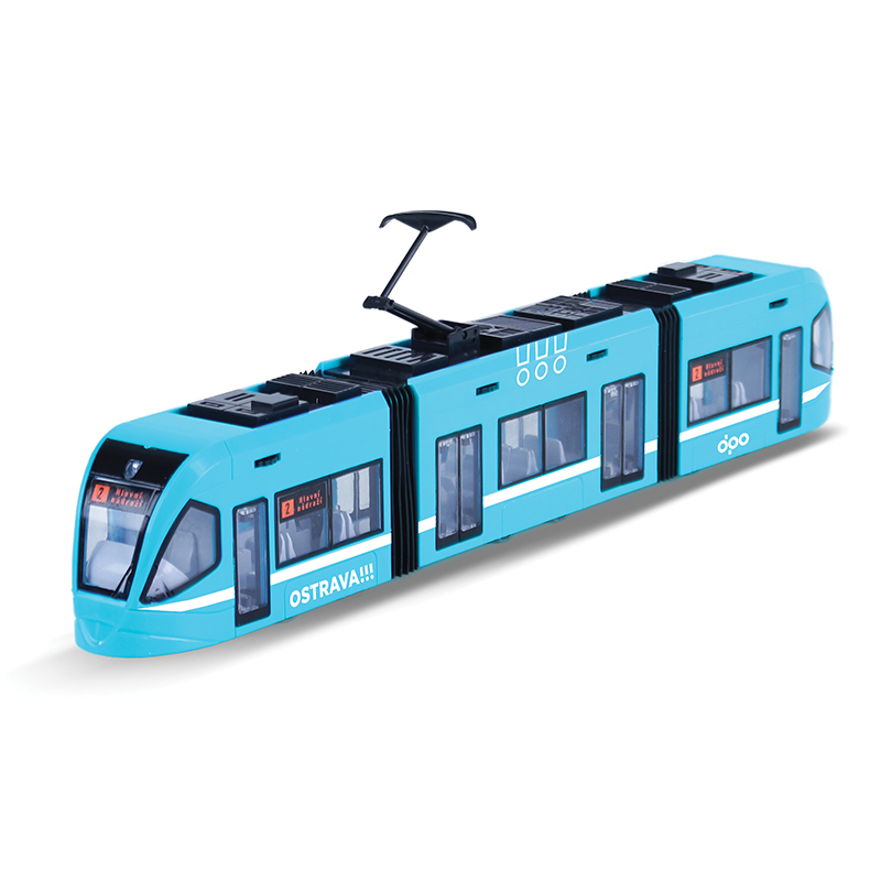 helikopter Tragisch Verpletteren Moderní tramvaj DPO Ostrava modrá, 47 cm