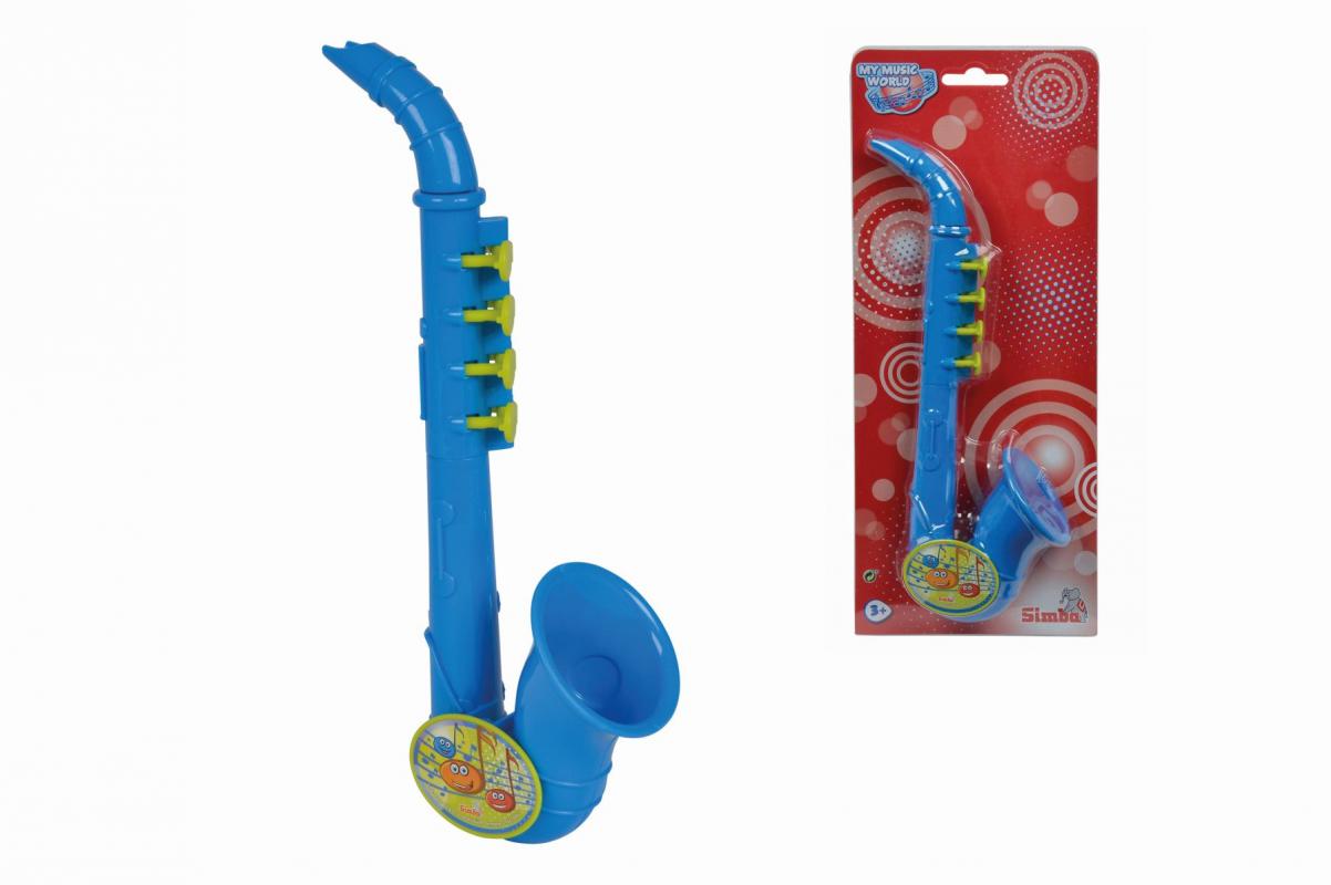 Levně Simba MMW Saxofon modrý 26 cm