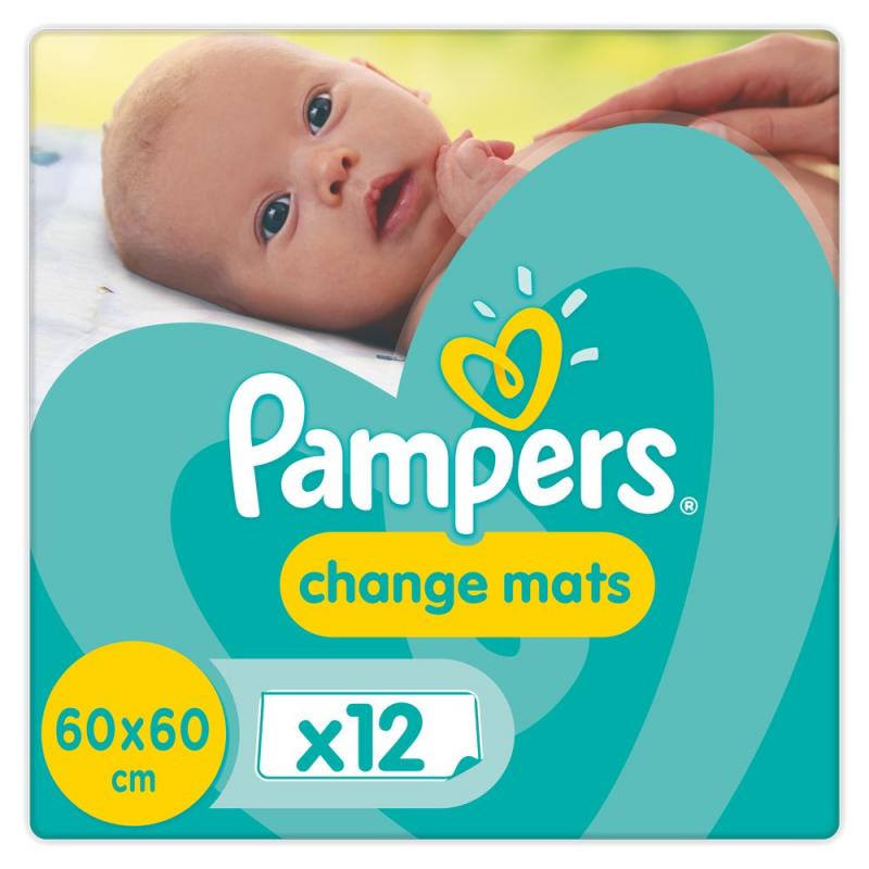 Pampers Přebalovací Podložky, 12 ks