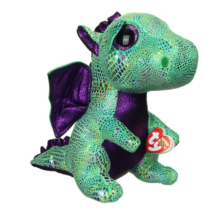 TY Meteor Beanie Boos CINDER - zelený drak 15 cm