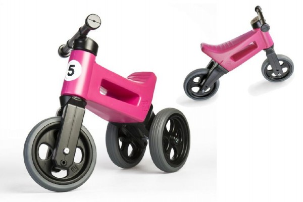Odrážedlo FUNNY WHEELS Rider Sport 2v1 růžové