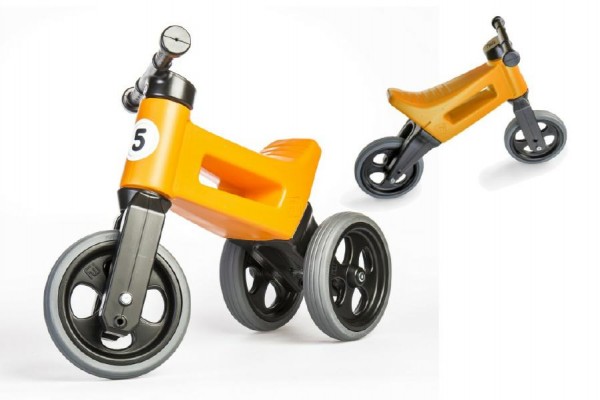 Odrážedlo FUNNY WHEELS Rider Sport 2v1 oranžové