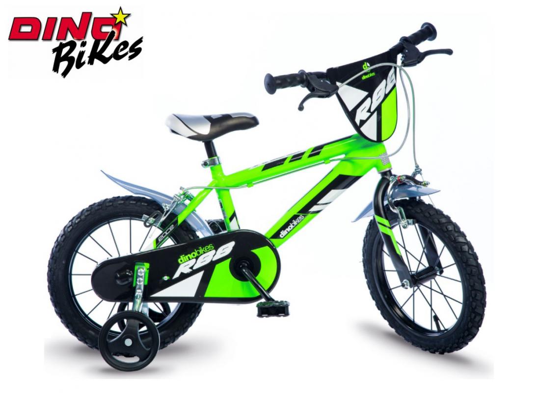 Dino Bikes Dětské kolo zelené 16"