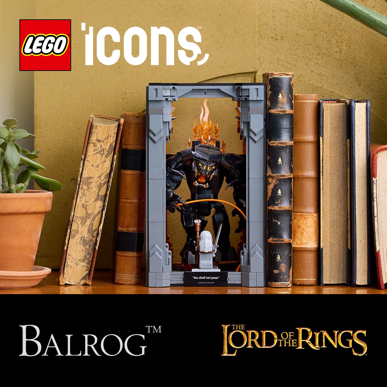 Sada knižní zarážky: Pán prstenů – Balrog™