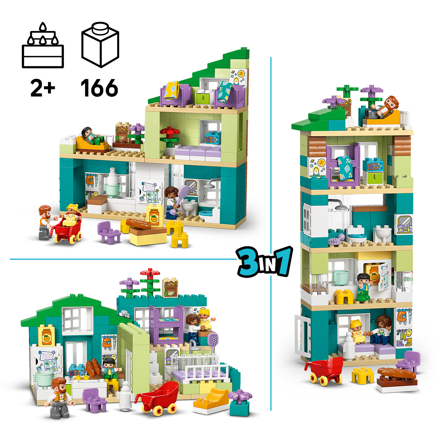 1&nbsp;stavebnice, 3&nbsp;možnosti stavění