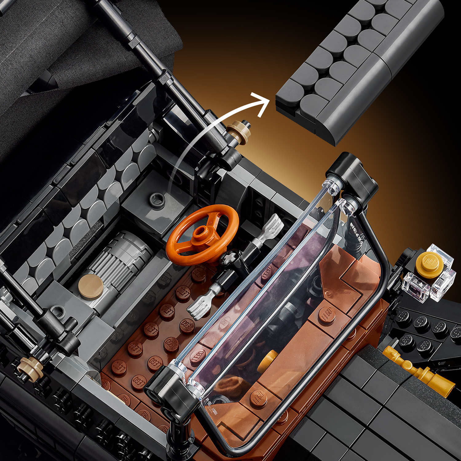 Vintage kabina řidiče