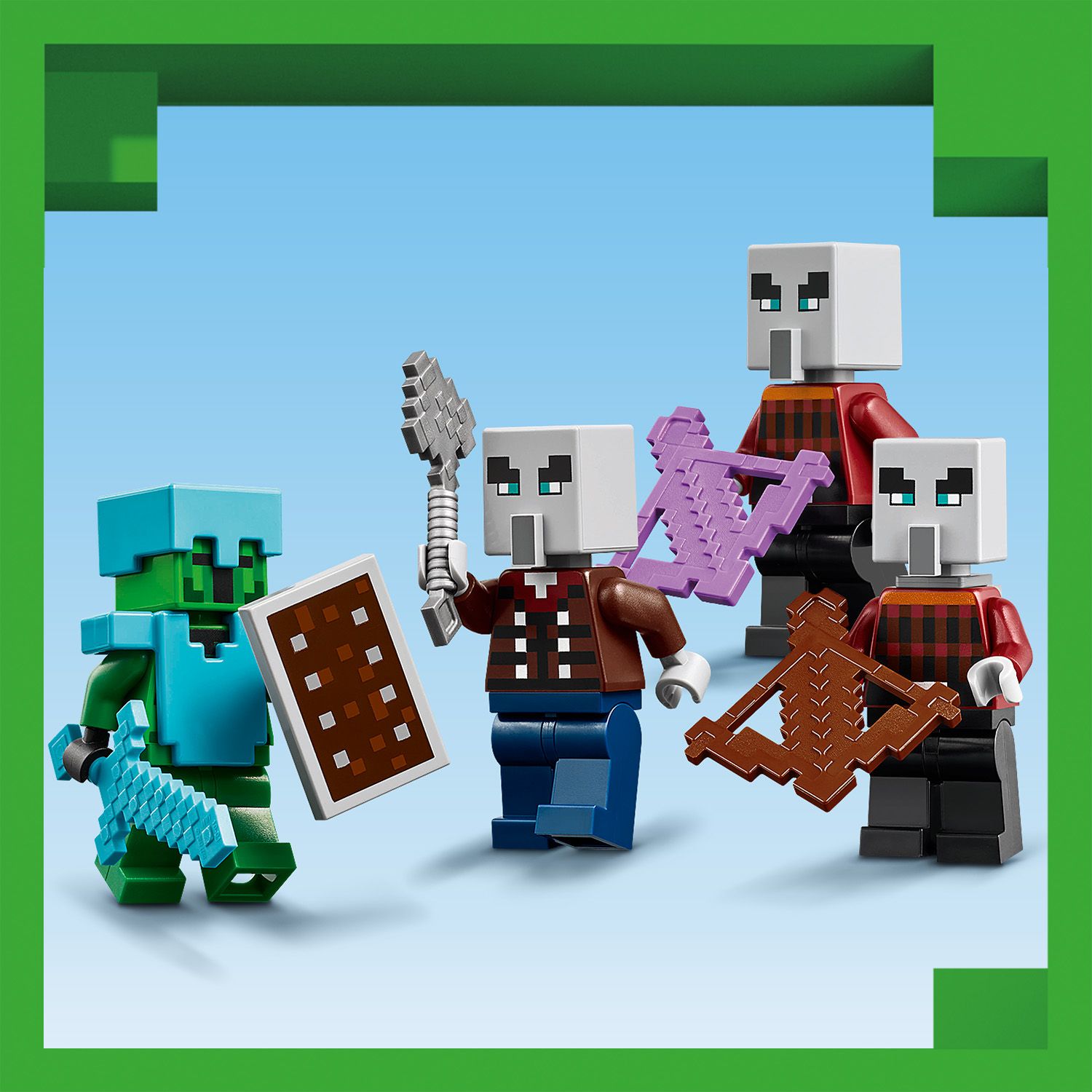 4 postavy LEGO® Minecraft®