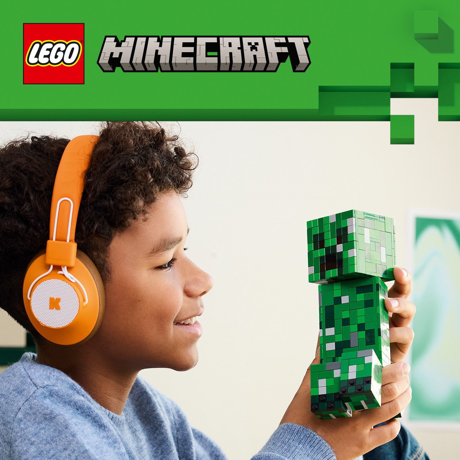 Vyzdobte si hernu ve stylu Minecraft®