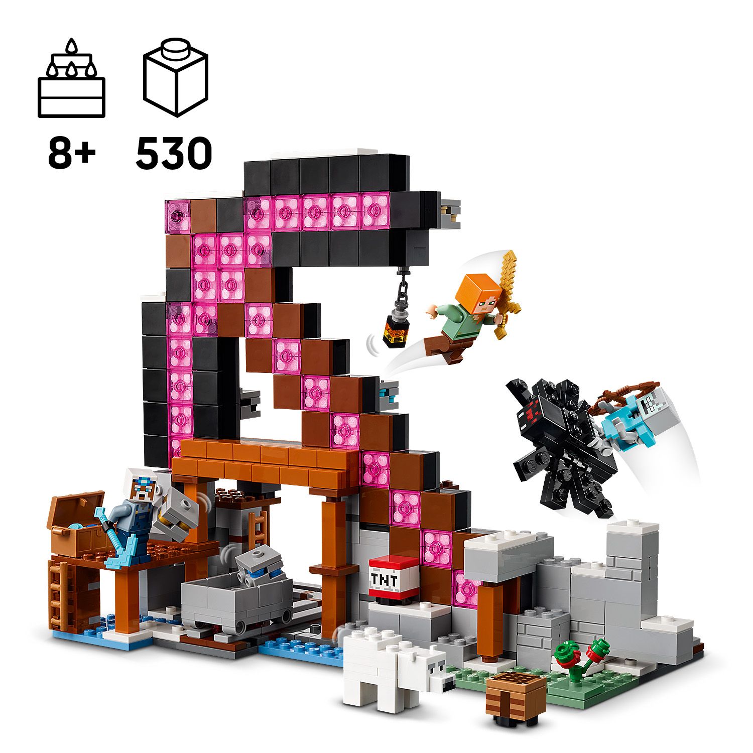 Výbušná akce pro hráče hry Minecraft®