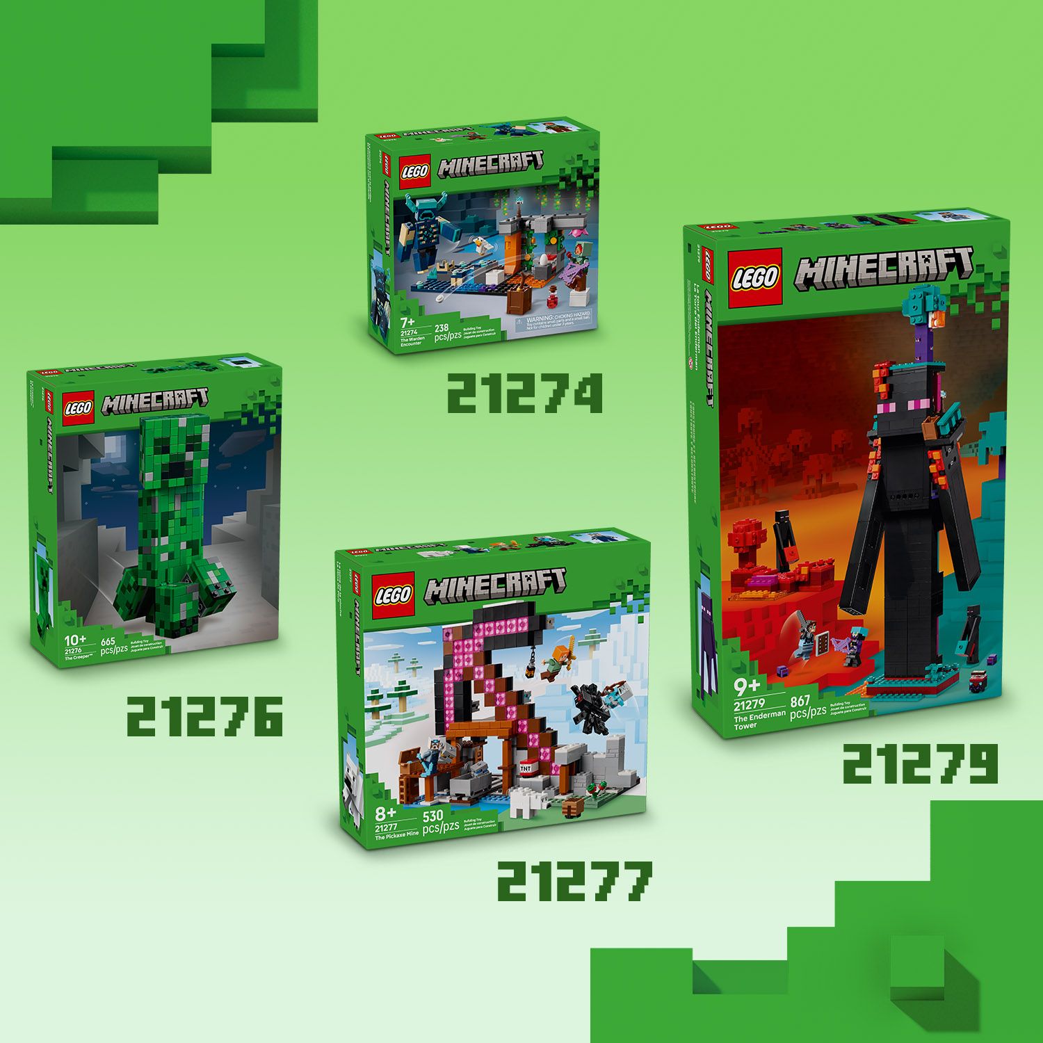 A mnohem více zábavy s LEGO® Minecraft®