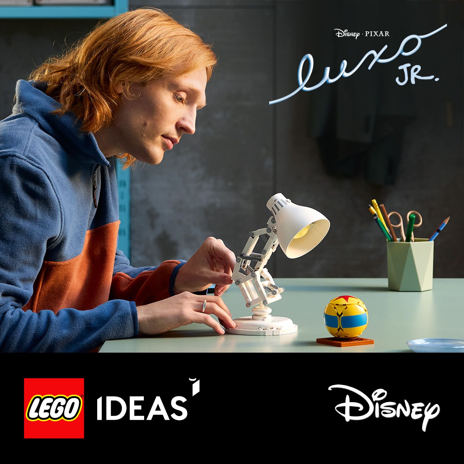 Sestavitelná lampa Disney Pixar Luxo Jr.