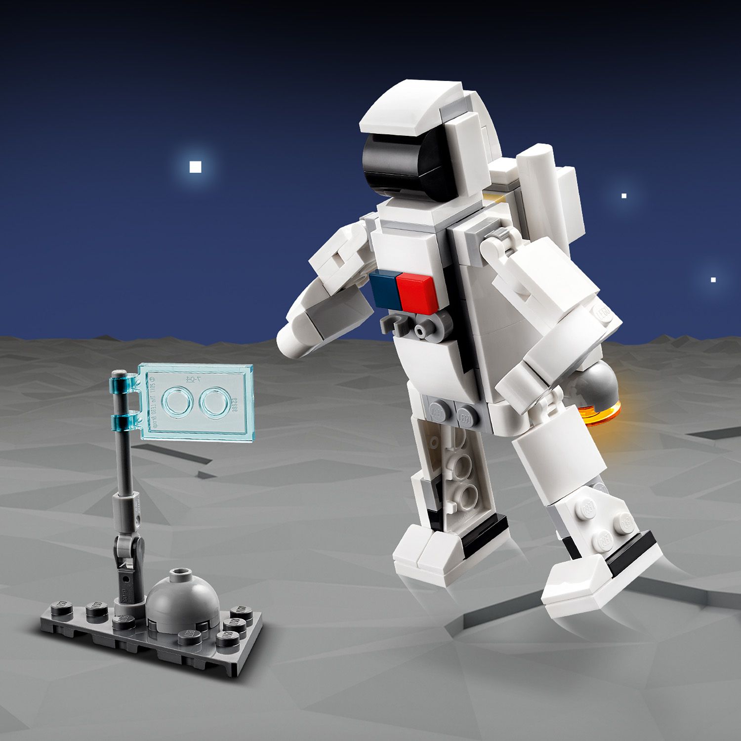 Pohyblivý astronaut