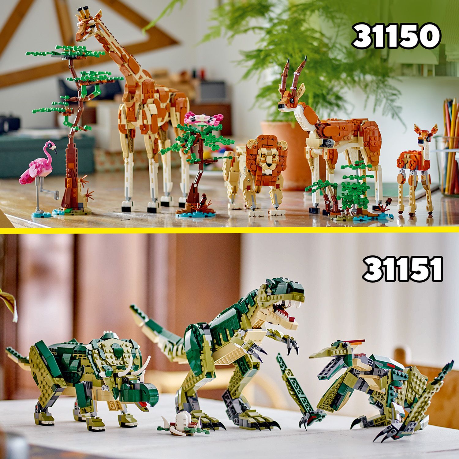 Objevte další stavebnice LEGO® Creator 3 v 1