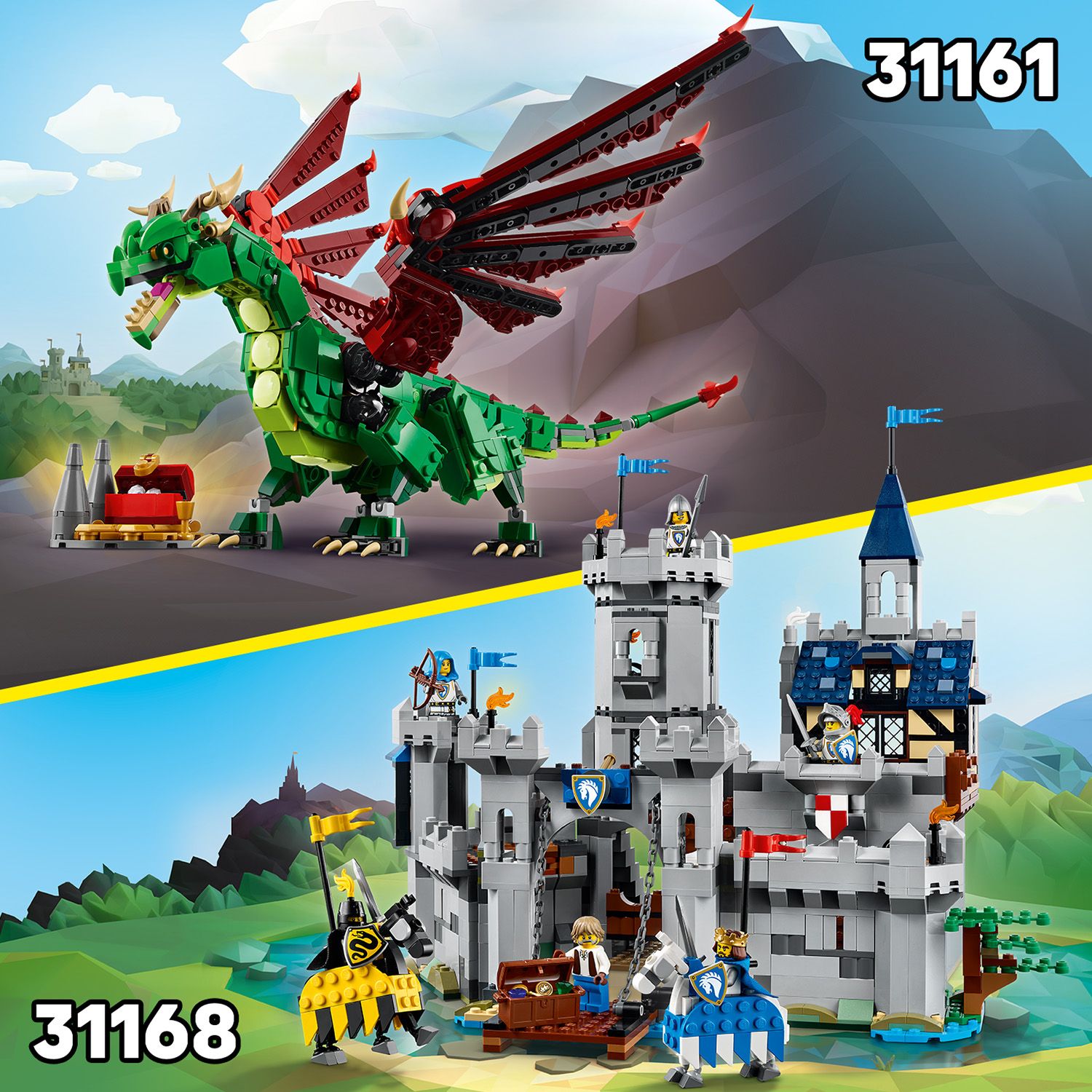 Objevte další stavebnice LEGO® Creator 3 v 1