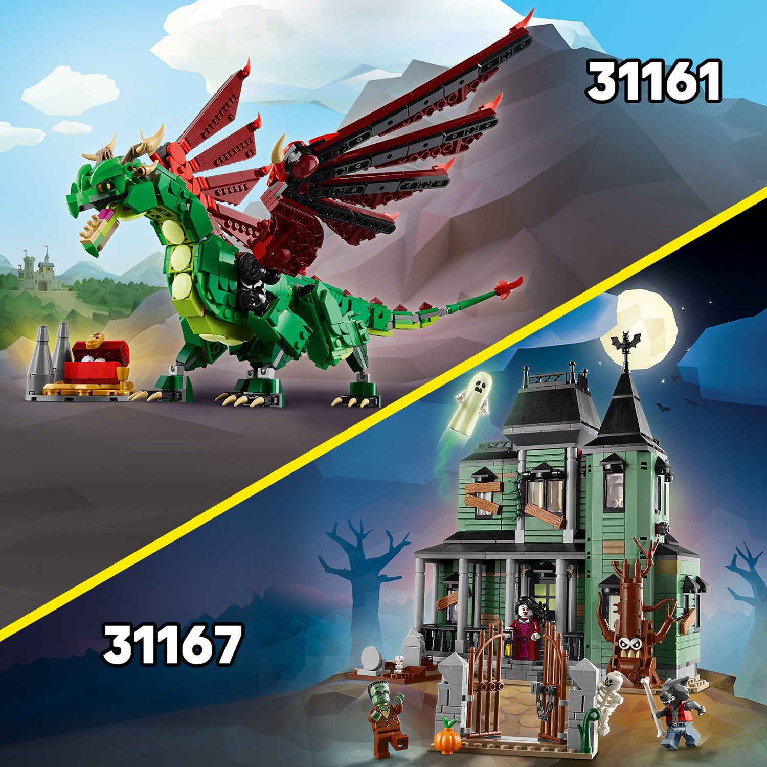 Objevte další stavebnice LEGO® Creator 3 v 1
