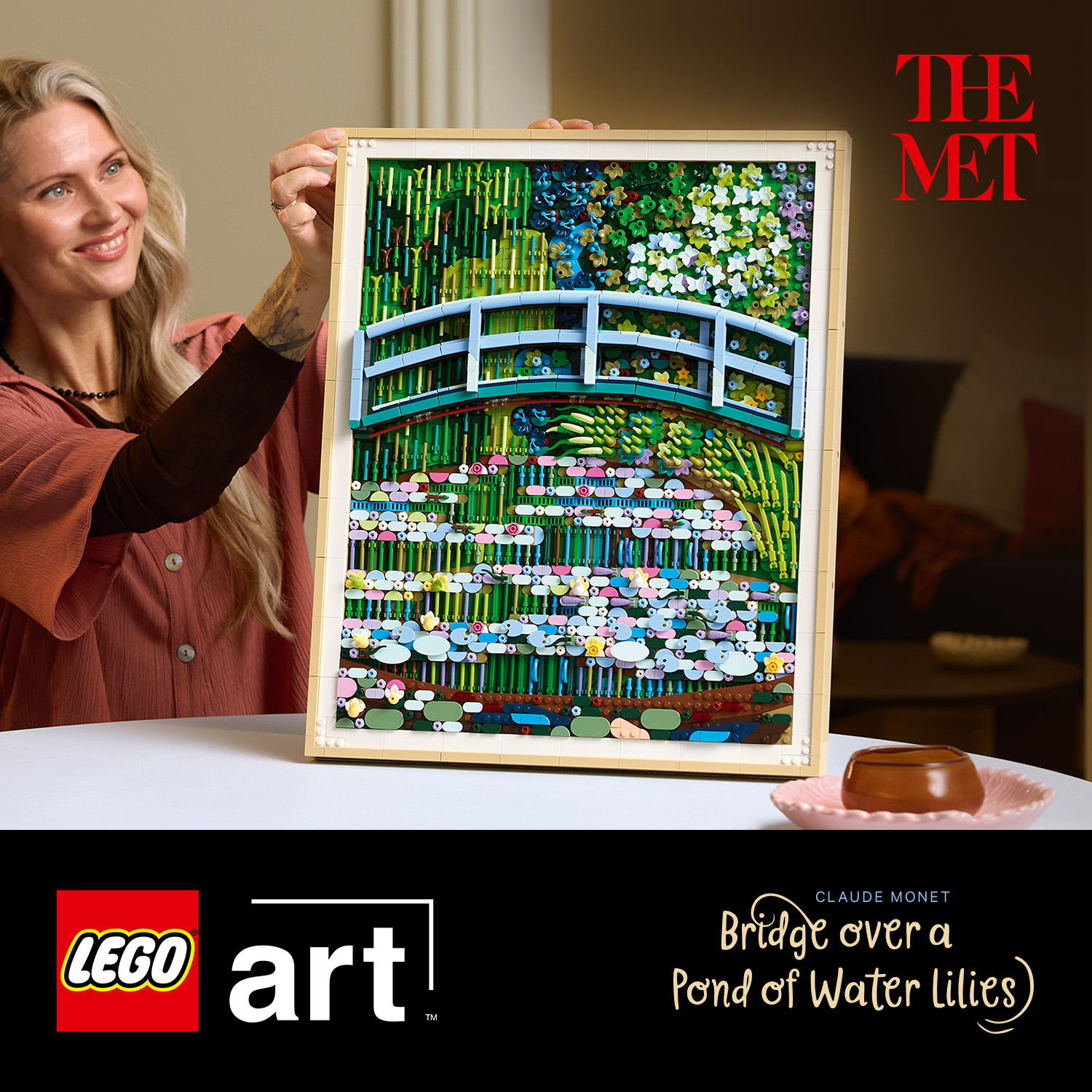 Nástěnné umění LEGO® Claude Monet