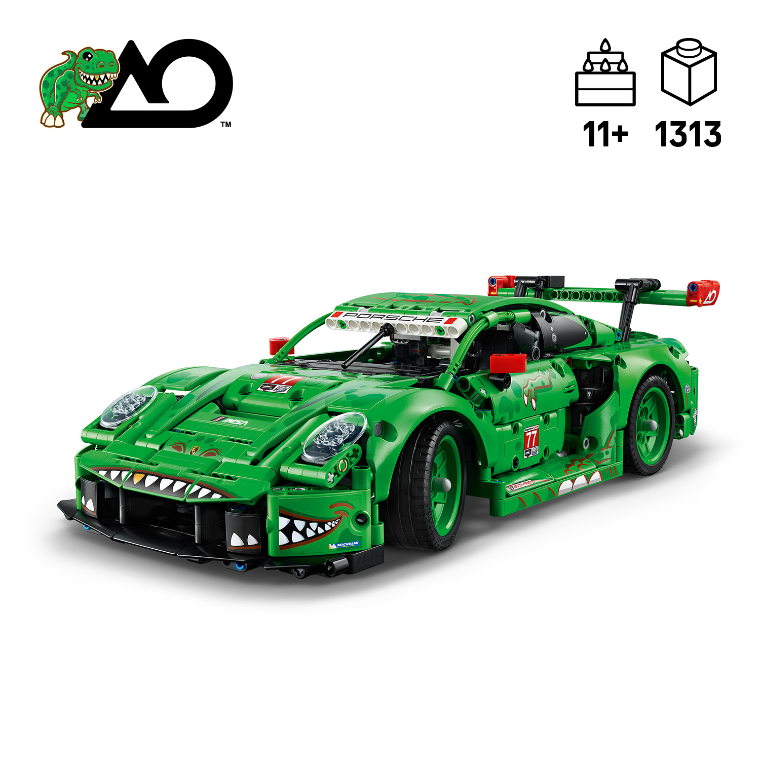 Strhující dinosauří design