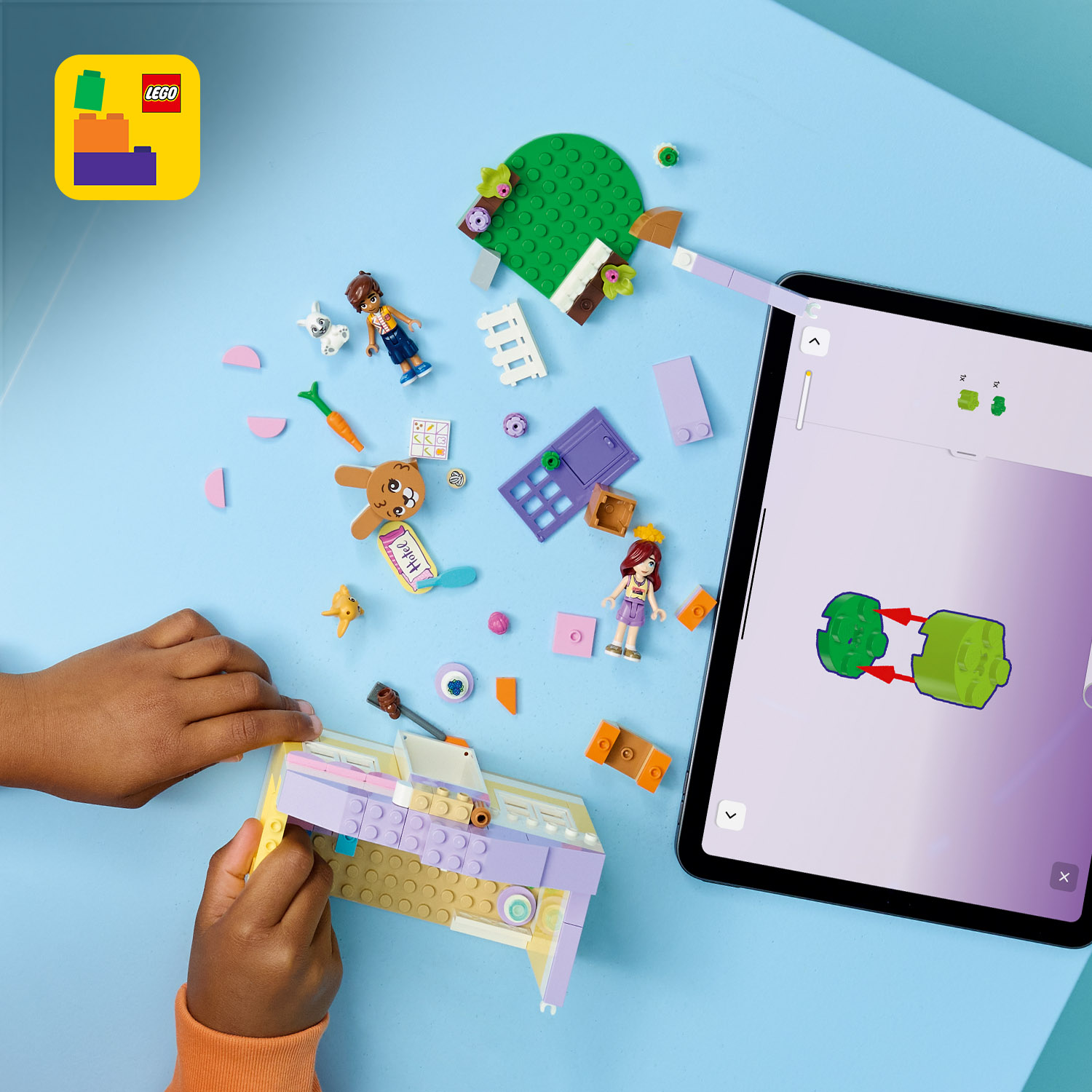 Včetně interaktivního návodu na stavění ve 3D