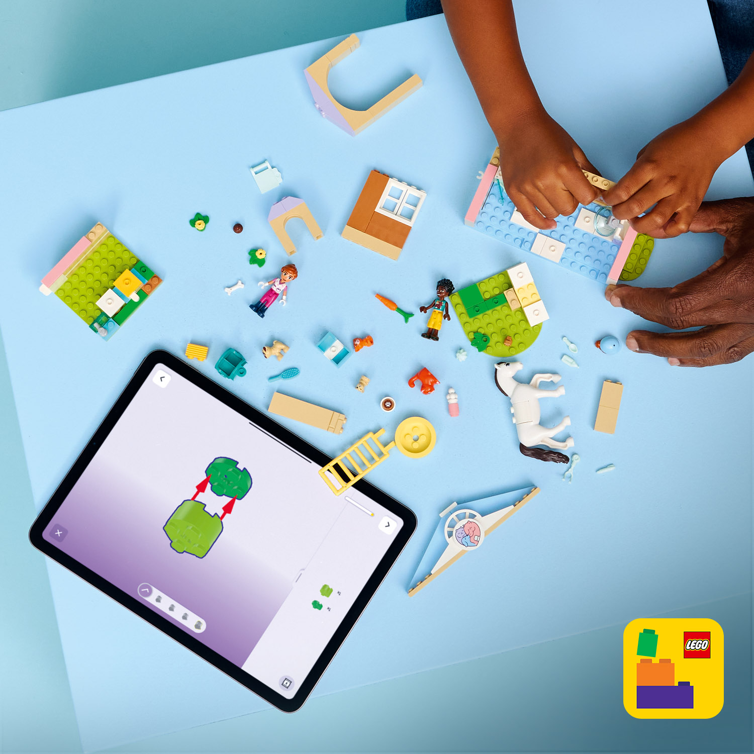 Včetně interaktivního návodu na stavění ve 3D