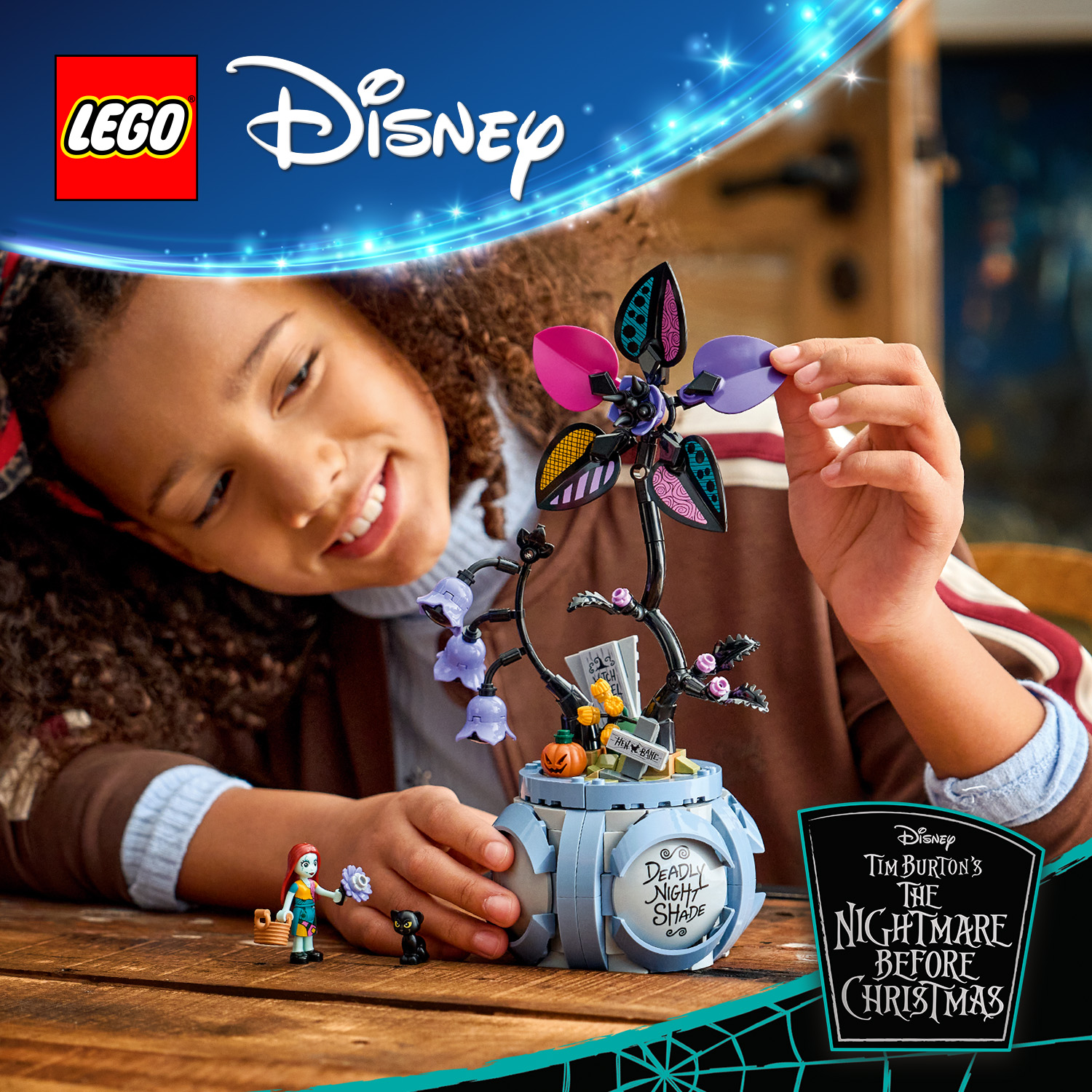 Květináč na motivy filmu Ukradené Vánoce Tima Burtona