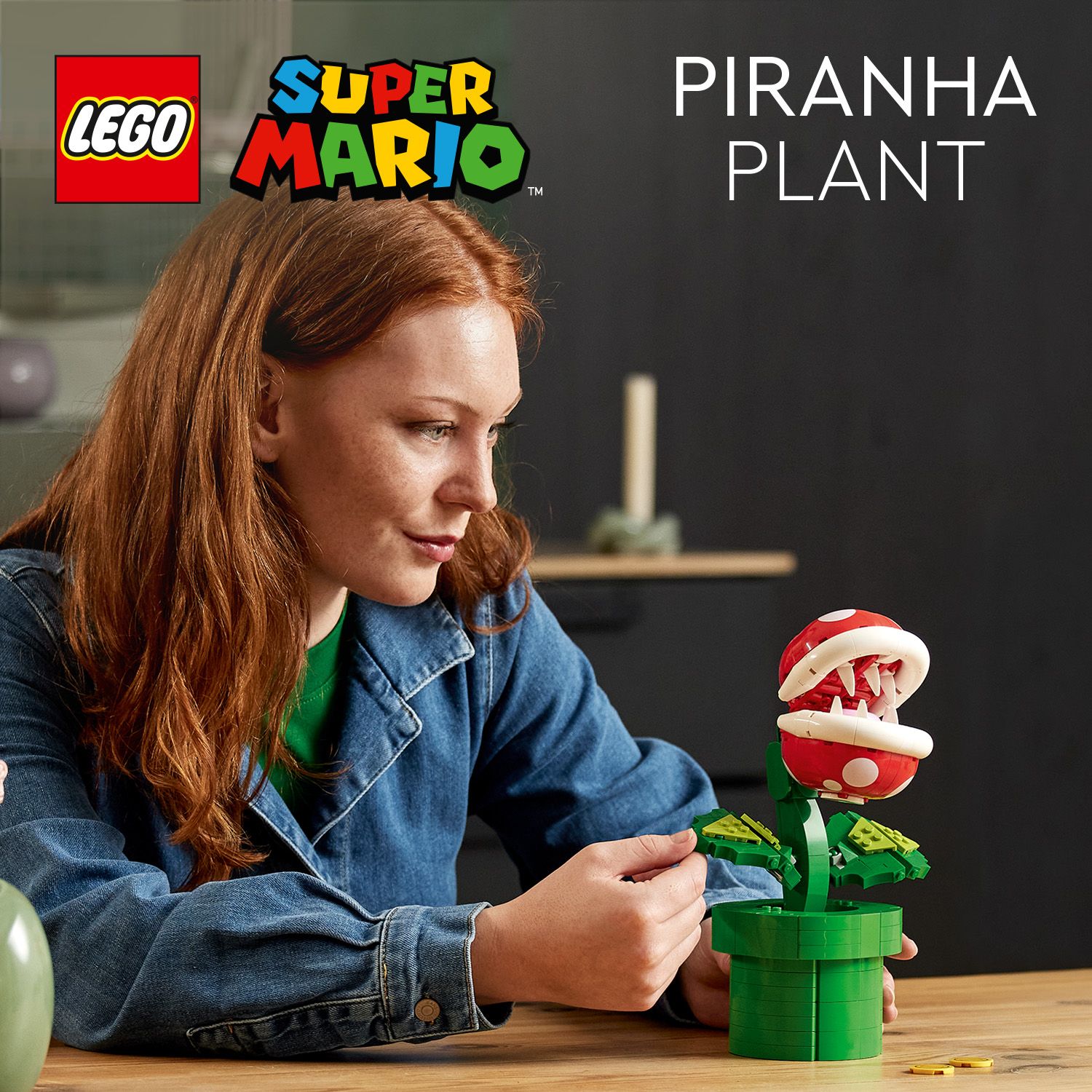 Výstavní model Super Mario™ Piraňová rostlina