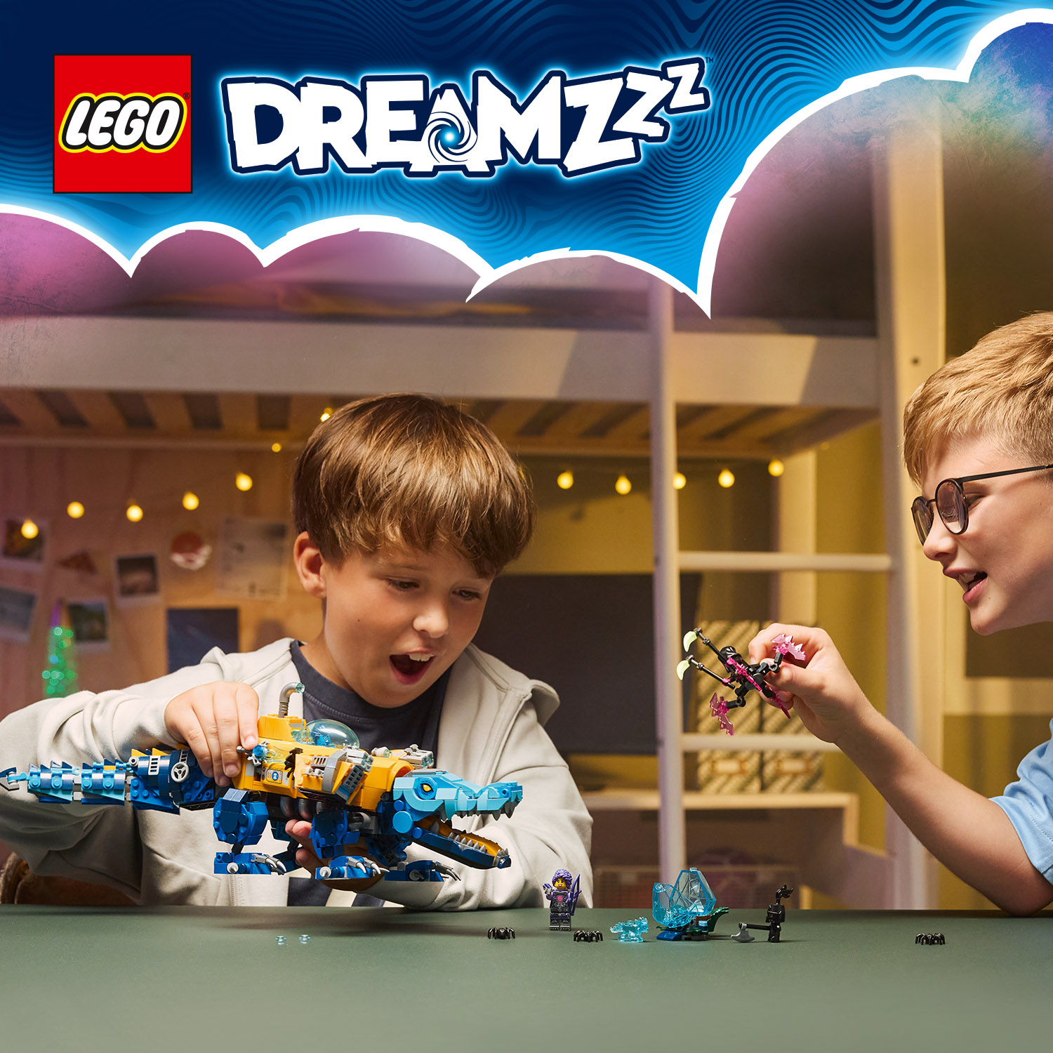 Úžasný model krokodýla ze světa LEGO® DREAMZzz™