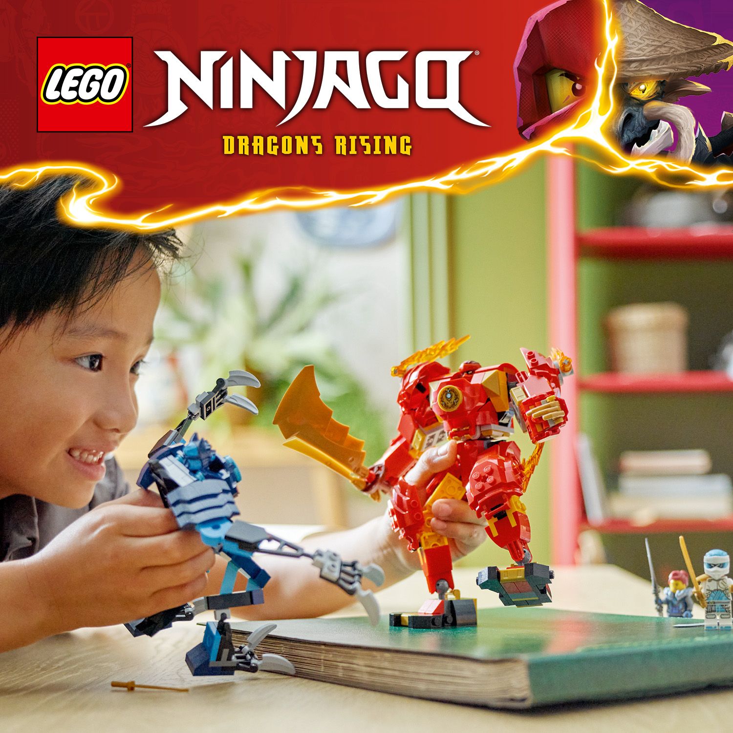 Skvělá přizpůsobitelná stavebnice robota NINJAGO®