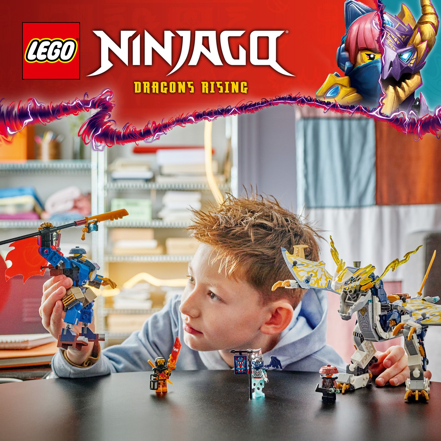 Stavebnice draka a robota LEGO® NINJAGO®