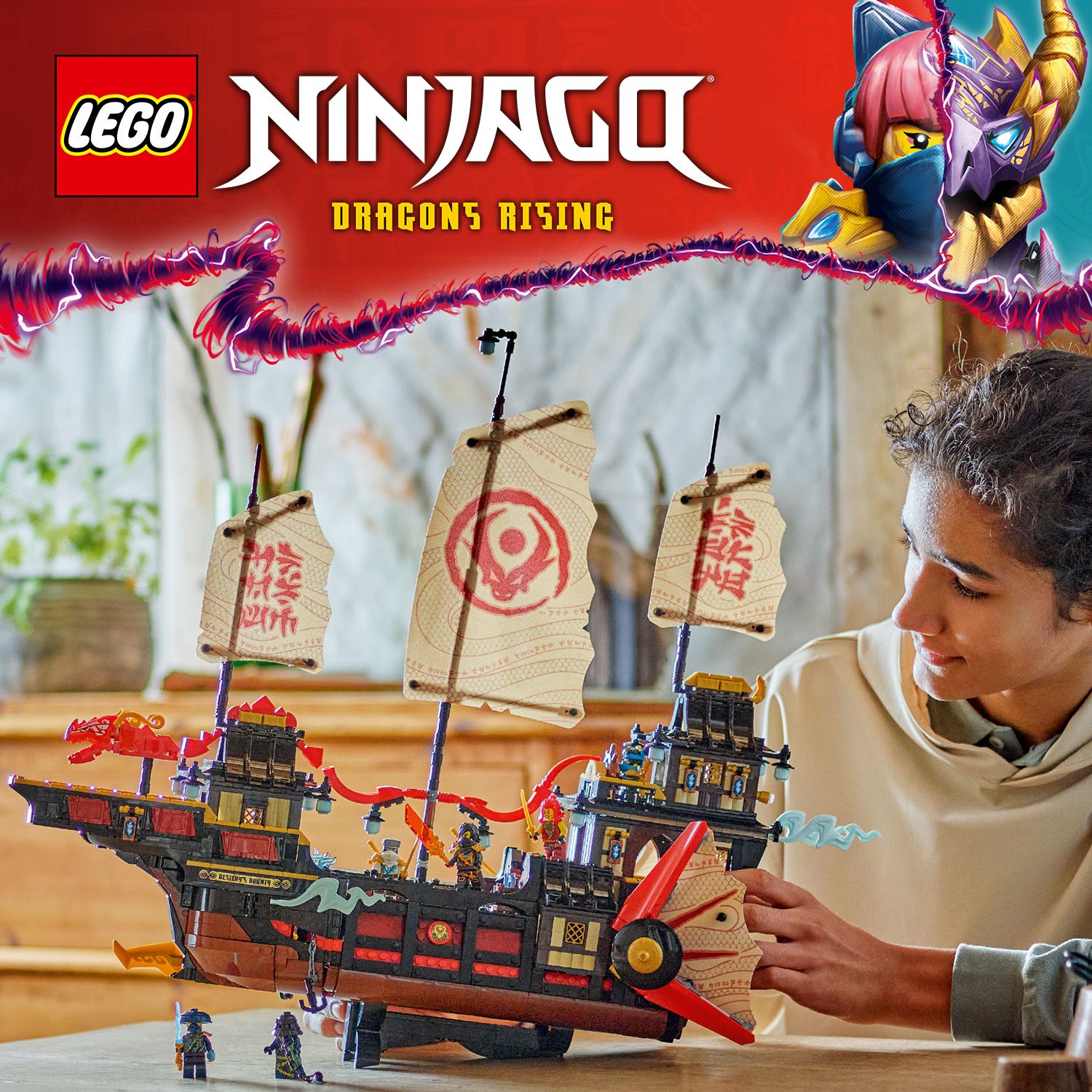 Pozoruhodný model lodi LEGO® NINJAGO®