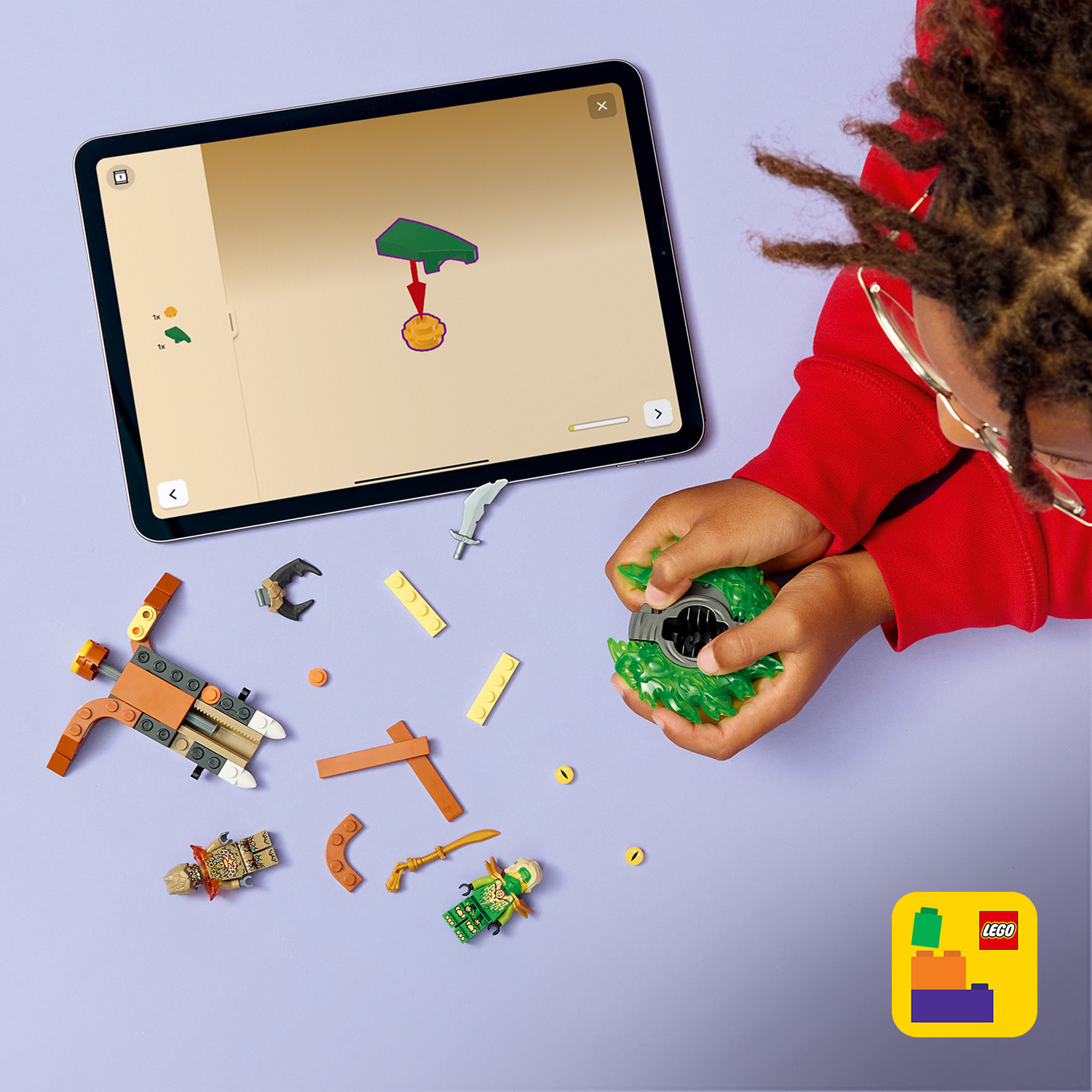 Včetně interaktivního návodu na stavění ve 3D