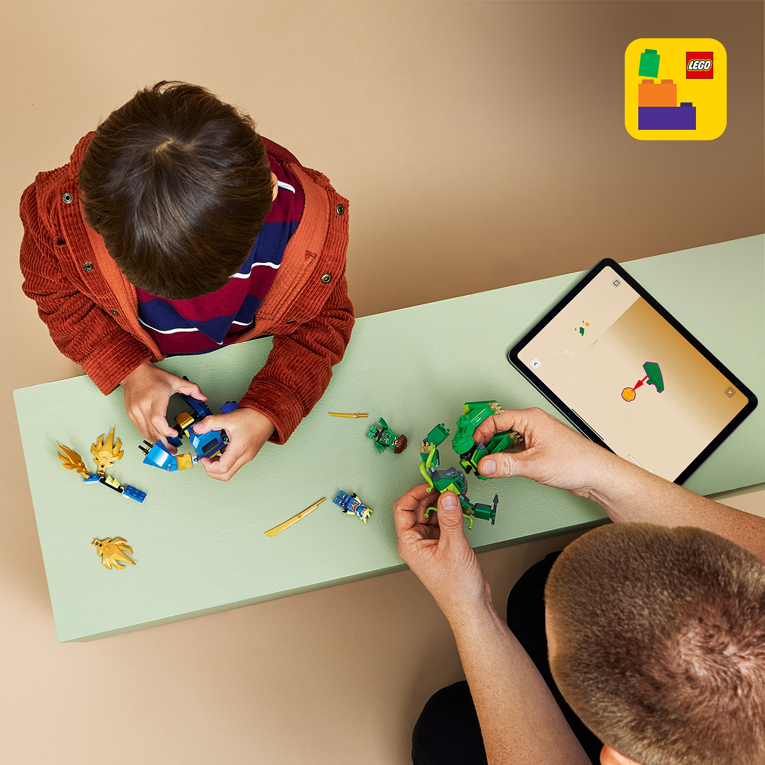 Včetně interaktivního návodu na stavění ve 3D