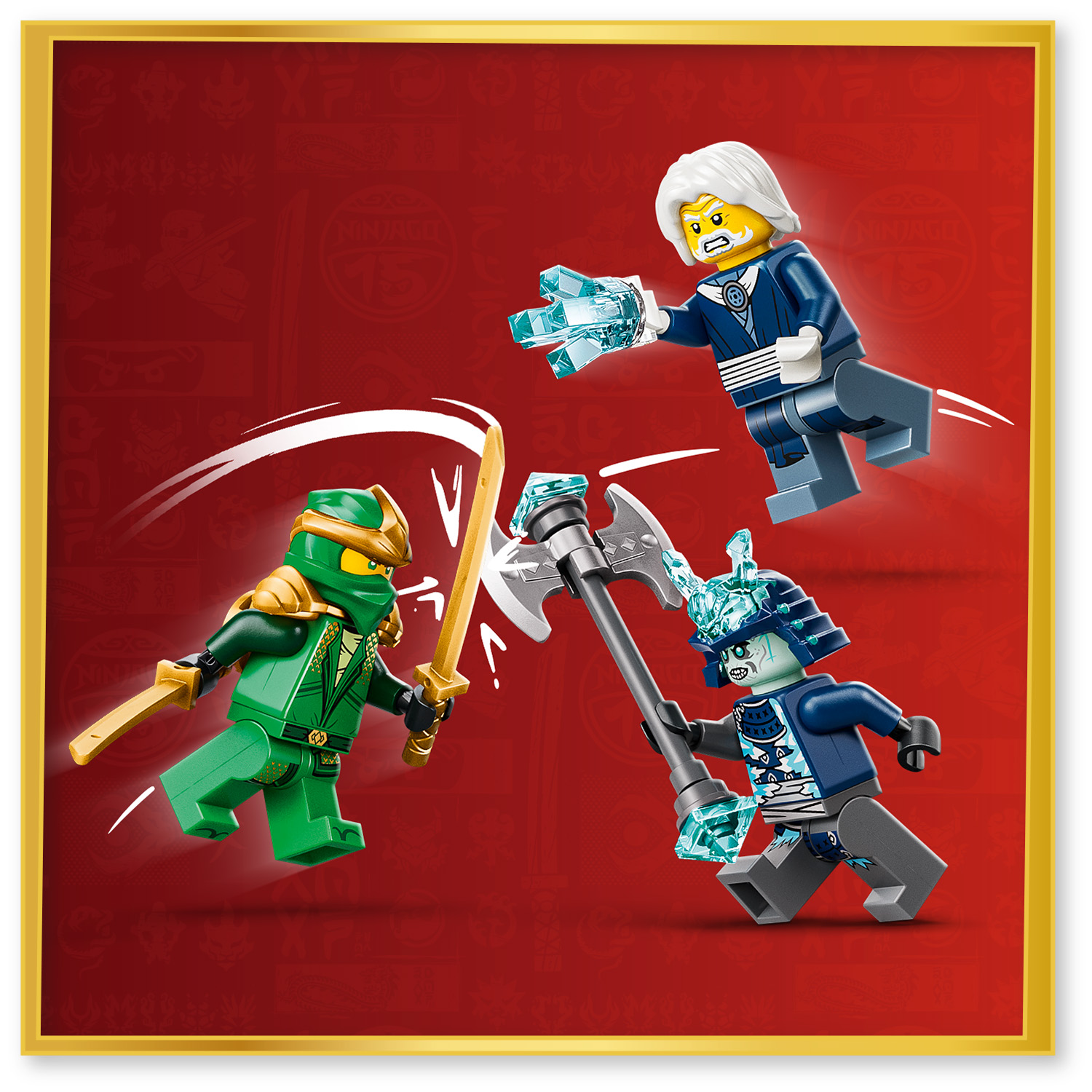 3 minifigurky NINJAGO®