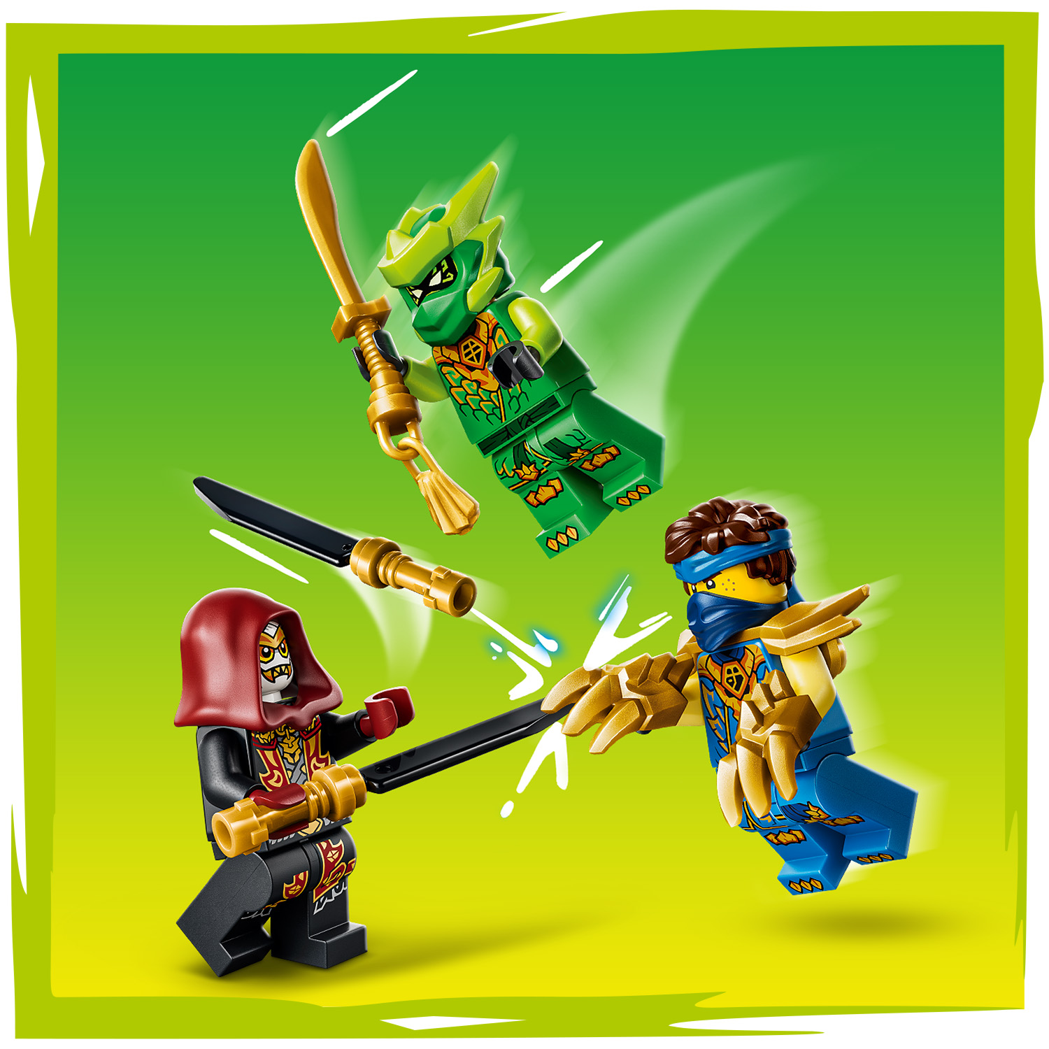 3 minifigurky NINJAGO®