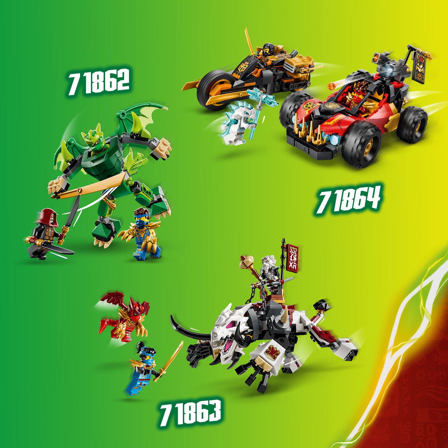 Další modely LEGO® NINJAGO® do sbírky