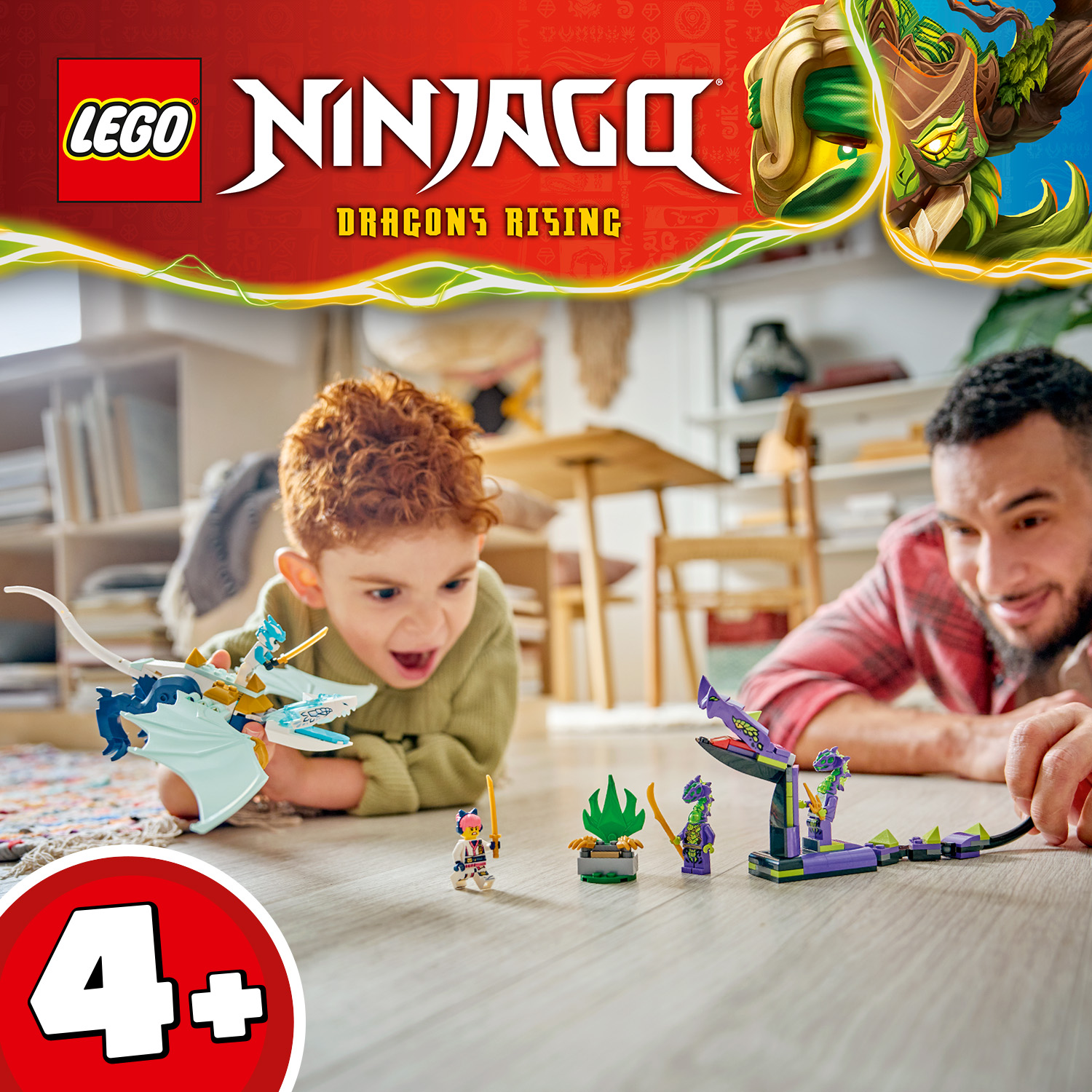 LEGO® NINJAGO® Zane a bitva s ledovým drakem