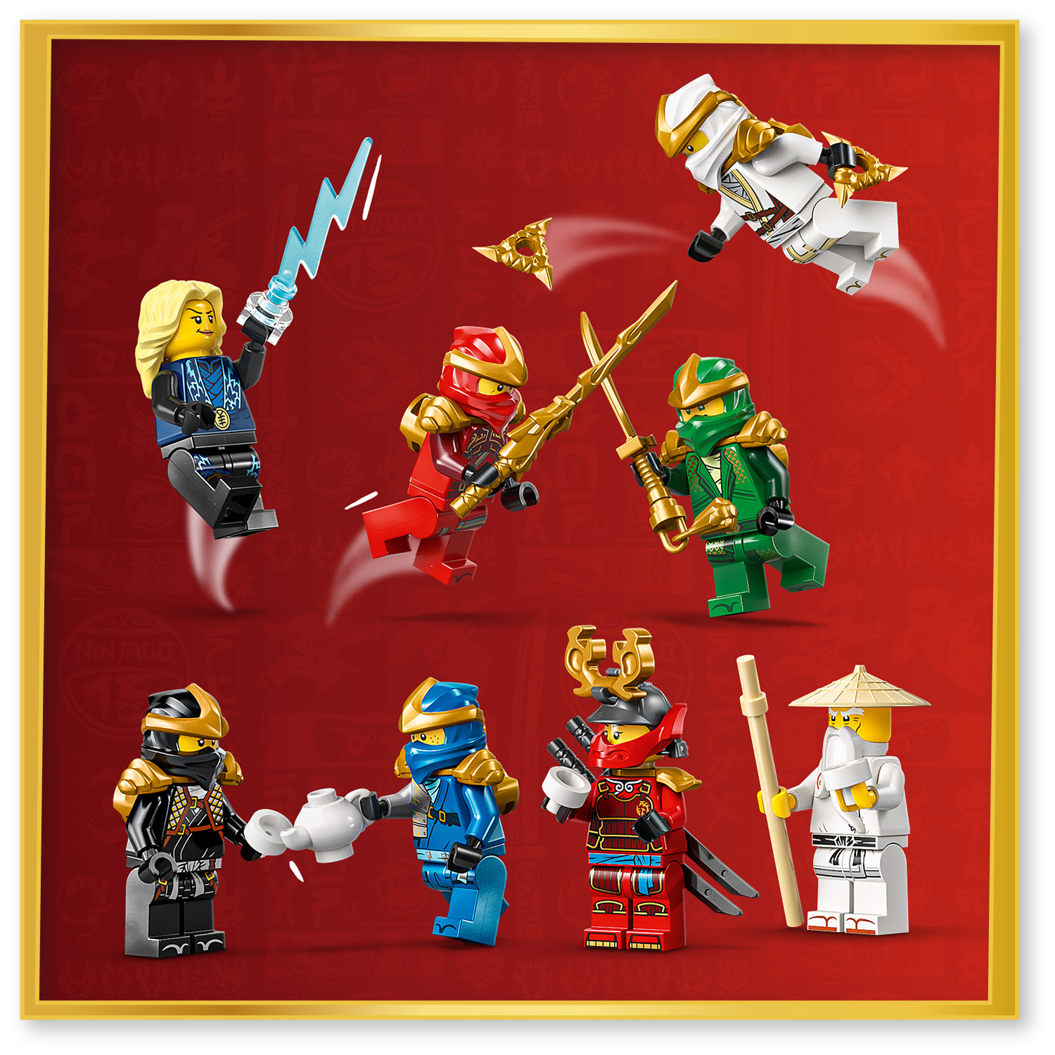 8 minifigurek NINJAGO®