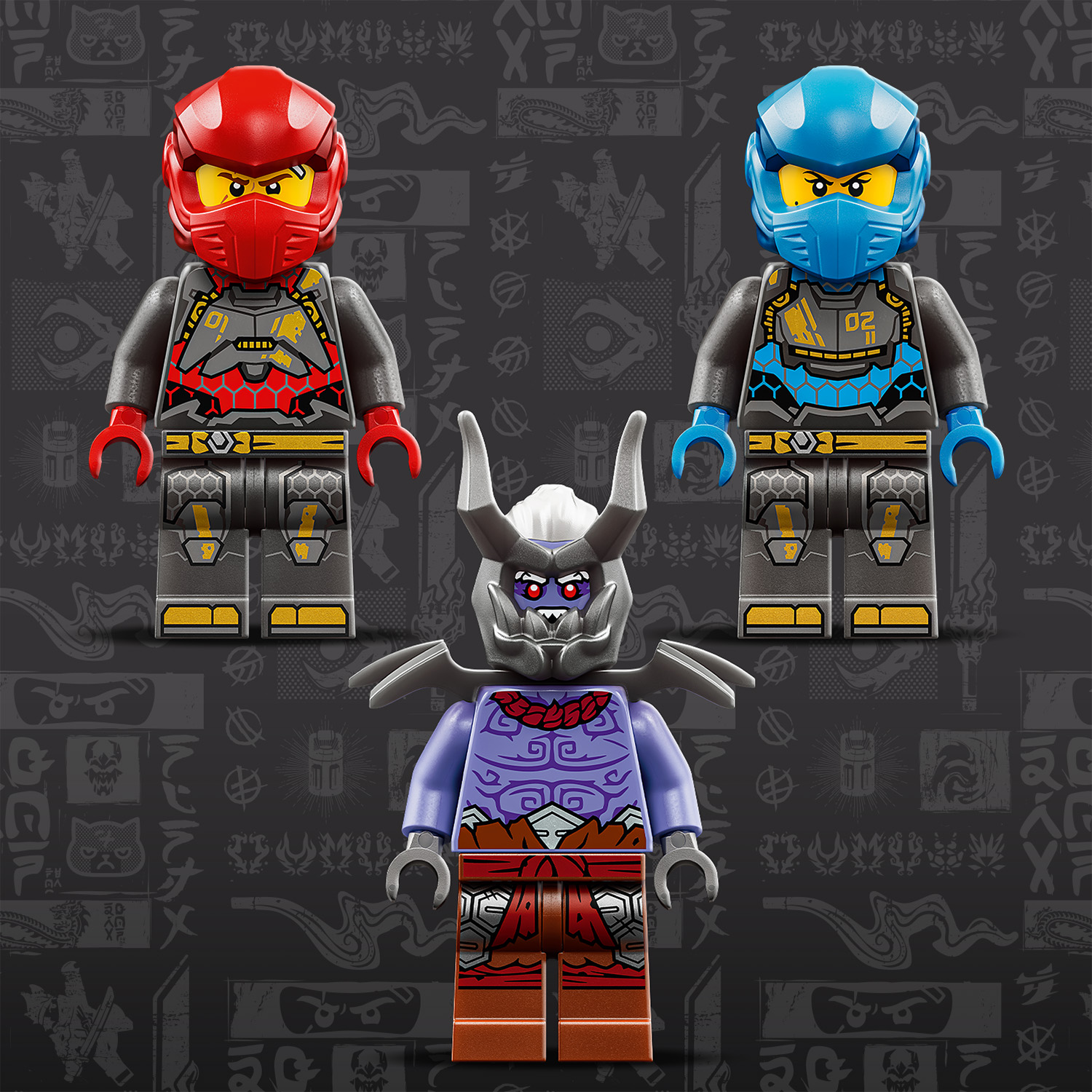 3 minifigurky NINJAGO®